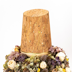 edle Kork Urne mit Holzboden